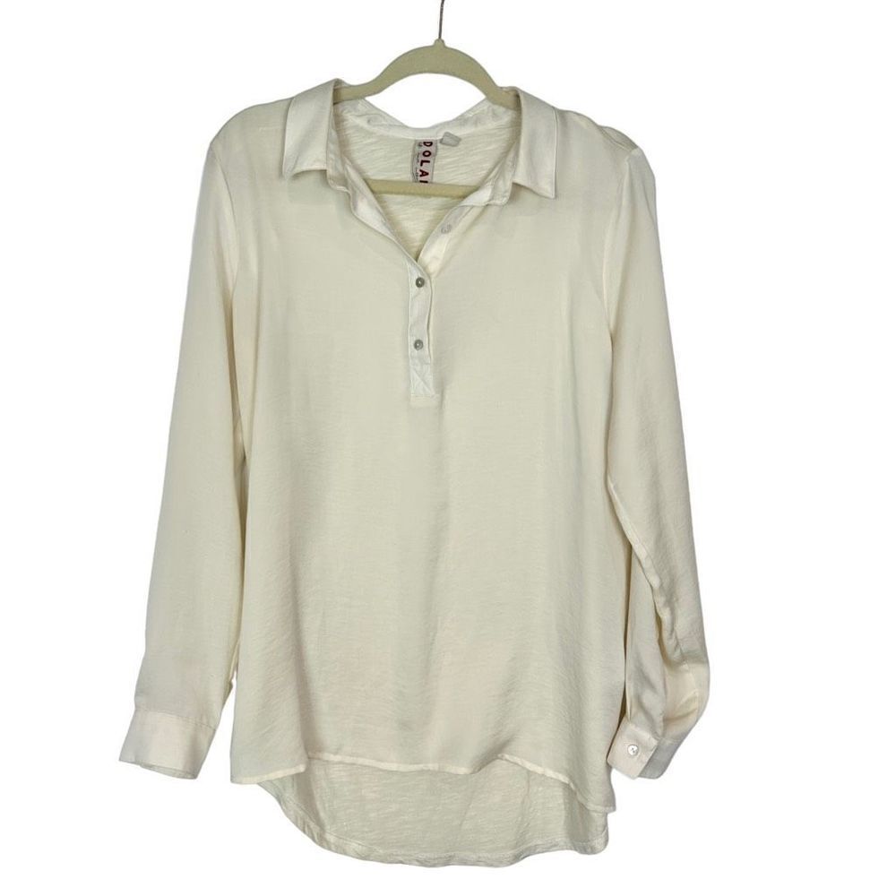 Anthropologie Cream Blouse